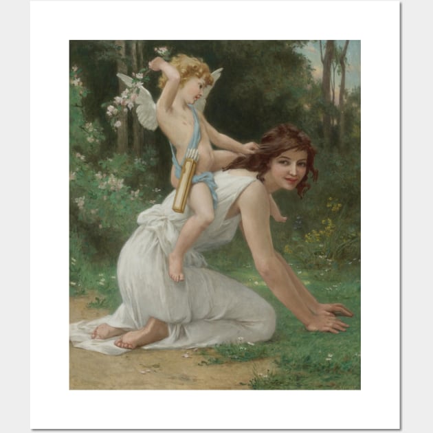 Venus and Cupid by Guillaume Seignac Wall Art by Classic Art Stall